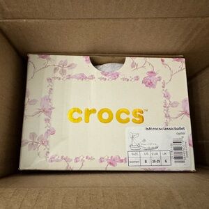 LoveShackFancy Crocs Ballet shoes size US8